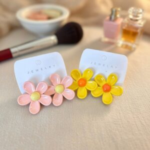 12 Aretes Flores Hermosas $9 c/u