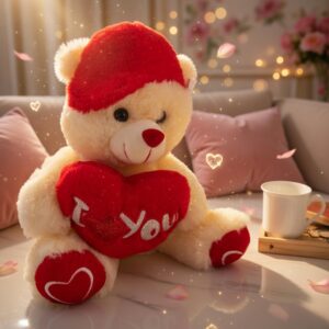Oso de Peluche Grande Gorro Love