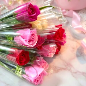 12 Rosas Individuales de Jabón $19 c/u