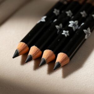 12 Lapiz Delineador para Ojos Negro $4.8 c/u