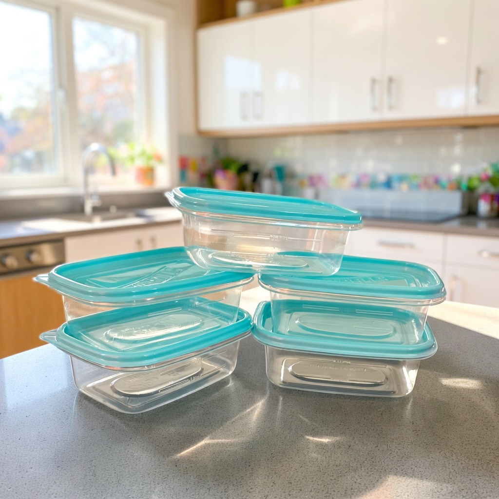 5 Piezas de Toppers con Tapas Transparentes/Verdes - Image 2