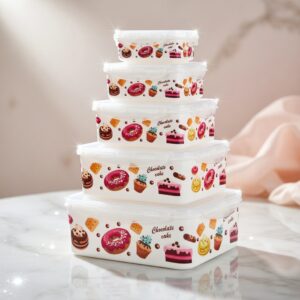 Sets de 5 Toppers Recatgulares Donitas