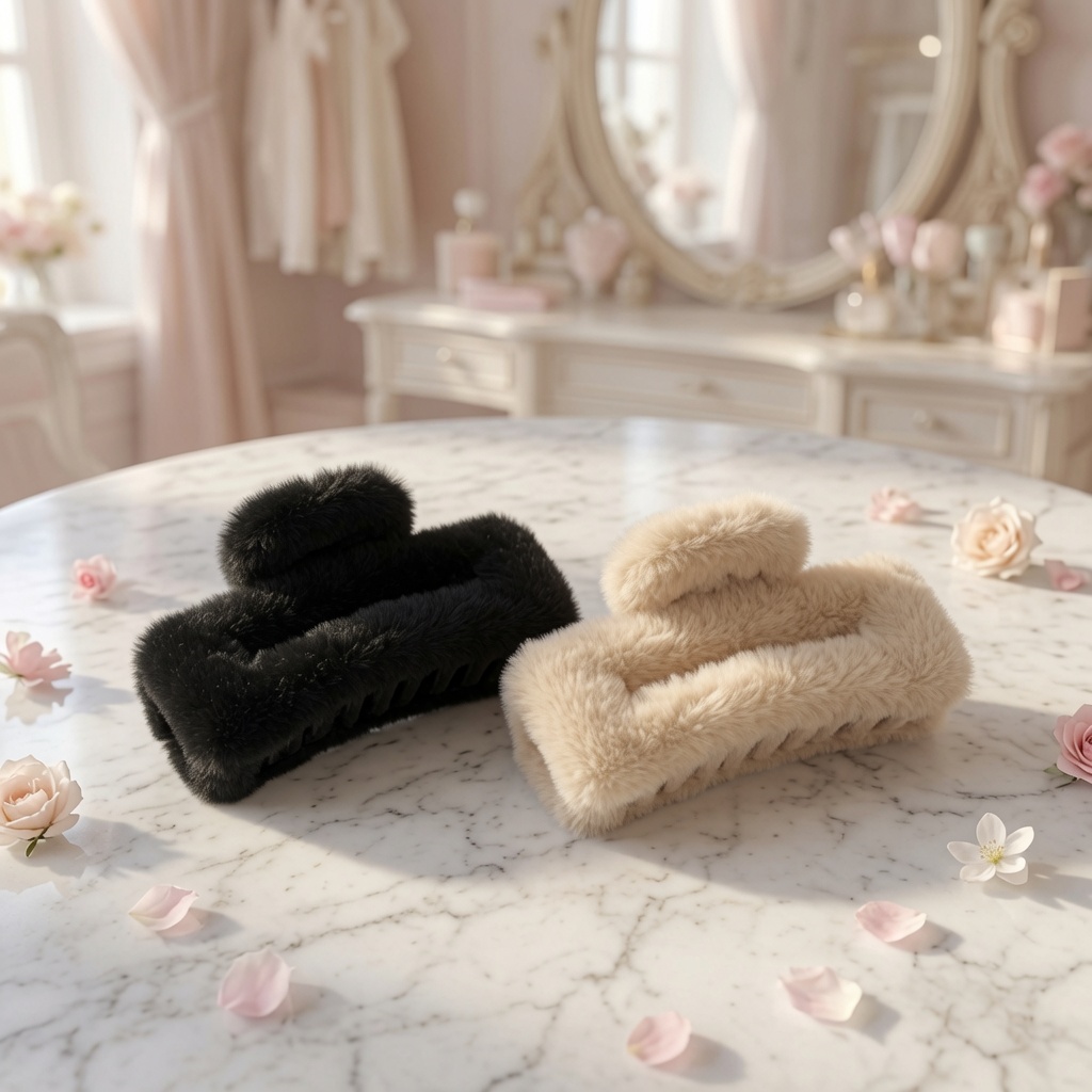 12 Pinzas Peluche Lindas para Cabello Grandes $12 c/u - Image 3